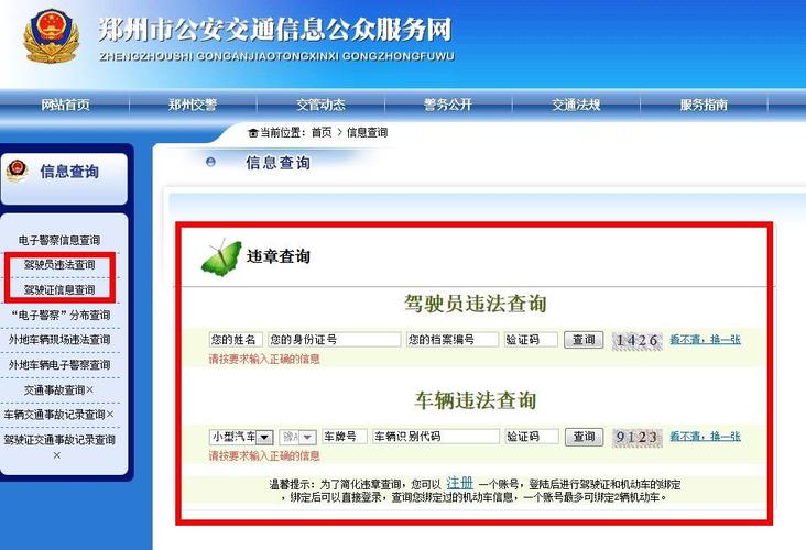 车辆交通违章查询,交通违章查询