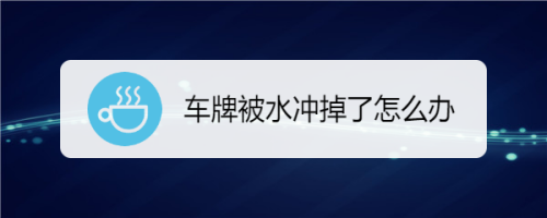 水多为什么车牌丢失，车牌掉水里怎么找出来