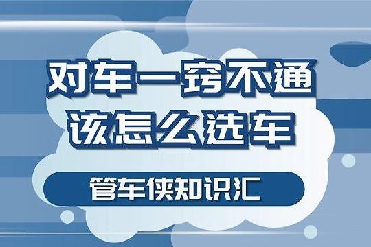 对车一窍不通如何选购汽车