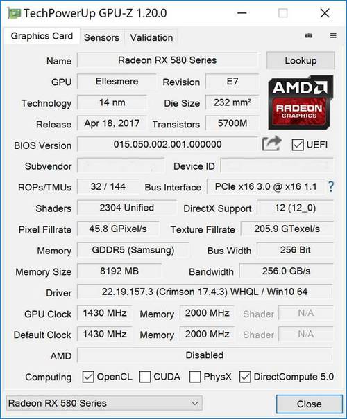 rx580 rx580相当于gtx什么显卡