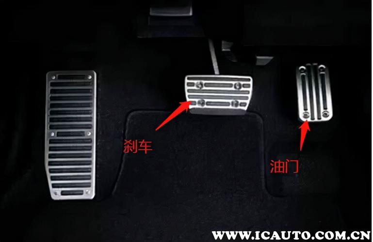 刹车油门位置 油门和刹车的位置分别在哪