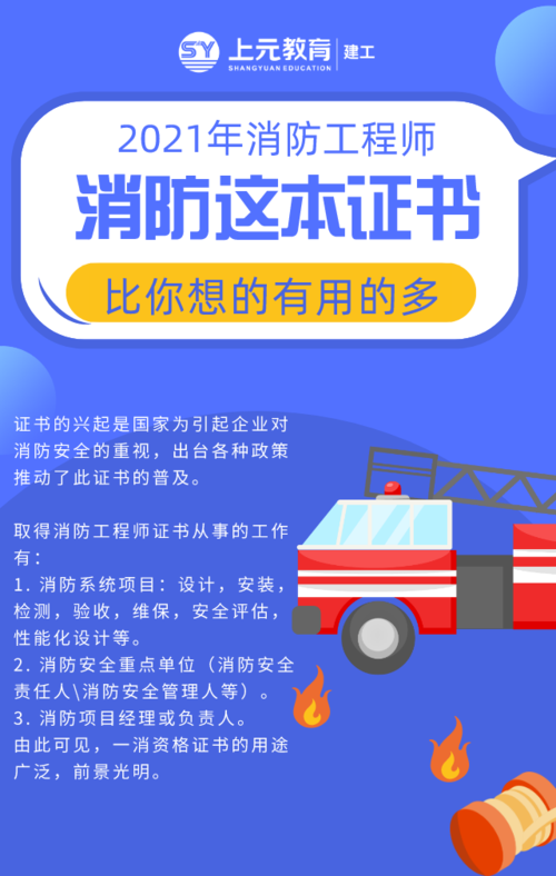 消防工程师证有什么用(消防工程师证有用吗)