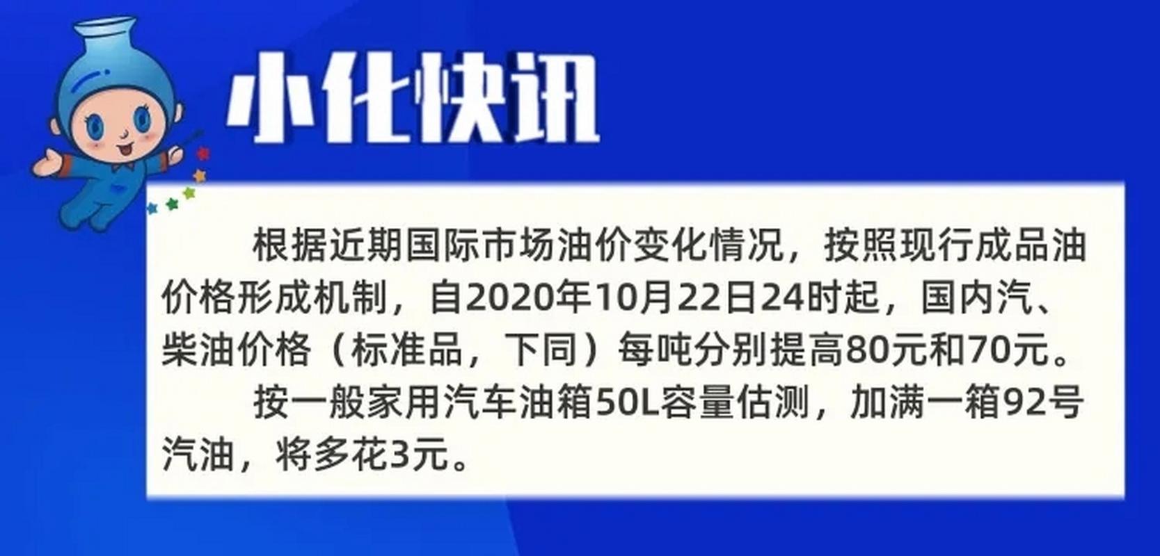 今天24点油价上调真吗(92汽油明天降价明天真的吗)