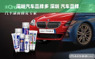 深圳汽车品牌多 深圳 汽车品牌