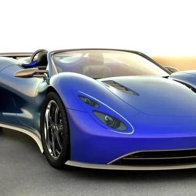蓝色高端汽车品牌 蓝色的汽车品牌