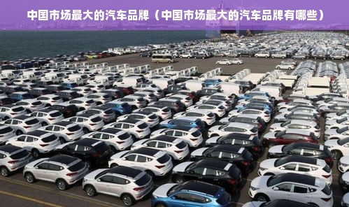 中国市场最大的汽车品牌（中国市场最大的汽车品牌有哪些）