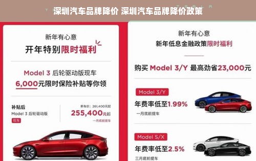 深圳汽车品牌降价 深圳汽车品牌降价政策