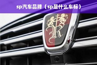 sp汽车品牌（sp是什么车标）