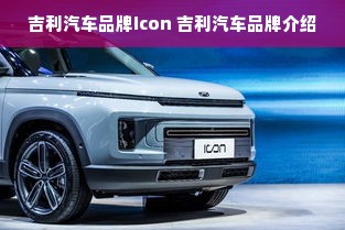 吉利汽车品牌icon 吉利汽车品牌介绍