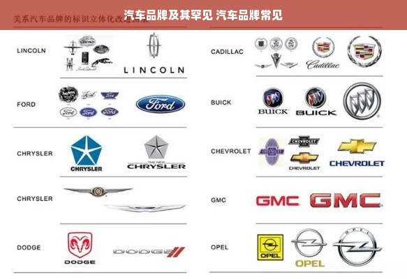 汽车品牌及其罕见 汽车品牌常见