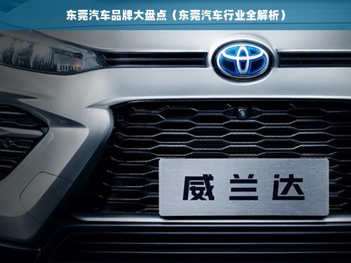 东莞汽车品牌大盘点（东莞汽车行业全解析）