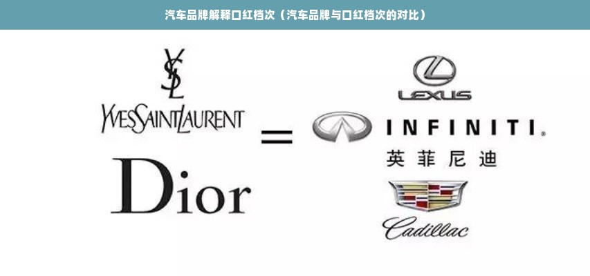 汽车品牌解释口红档次（汽车品牌与口红档次的对比）