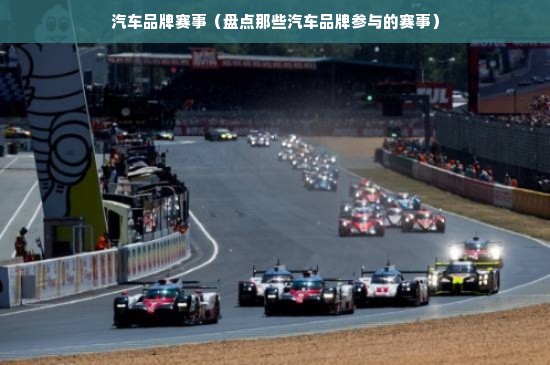 汽车品牌赛事（盘点那些汽车品牌参与的赛事）
