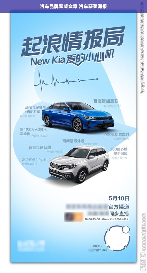 汽车品牌获奖文章 汽车获奖海报