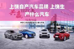 上饶自产汽车品牌 上饶生产什么汽车