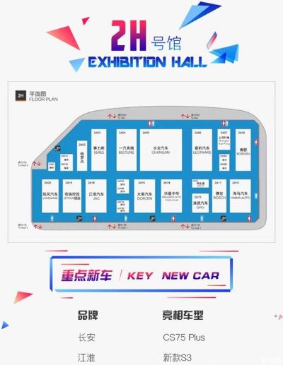 上海车展汽车品牌 上海车展品牌分布图