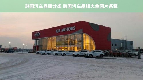 韩国汽车品牌分类 韩国汽车品牌大全图片名称