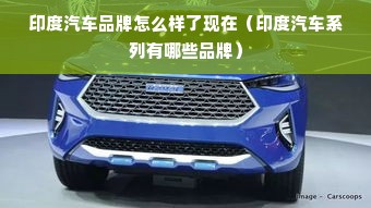 印度汽车品牌怎么样了现在（印度汽车系列有哪些品牌）