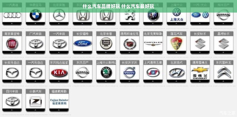 什么汽车品牌好玩 什么汽车最好玩