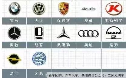 全球知名的进口电瓶汽车品牌标志探秘