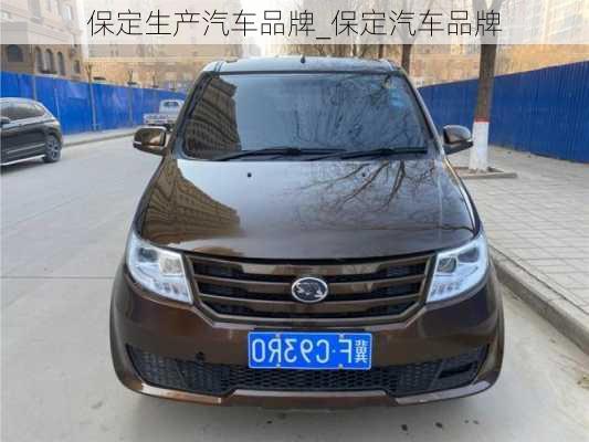 保定有多少汽车品牌？