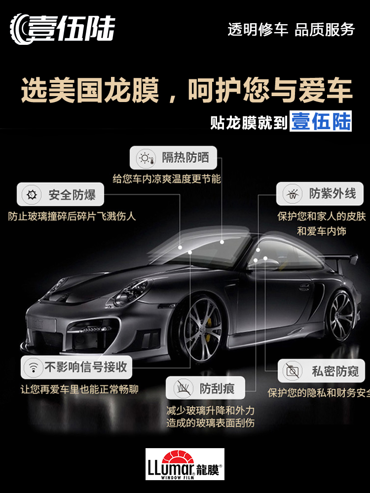 汽车品牌玻璃膜对比图片，揭秘不同品牌膜的视觉差异