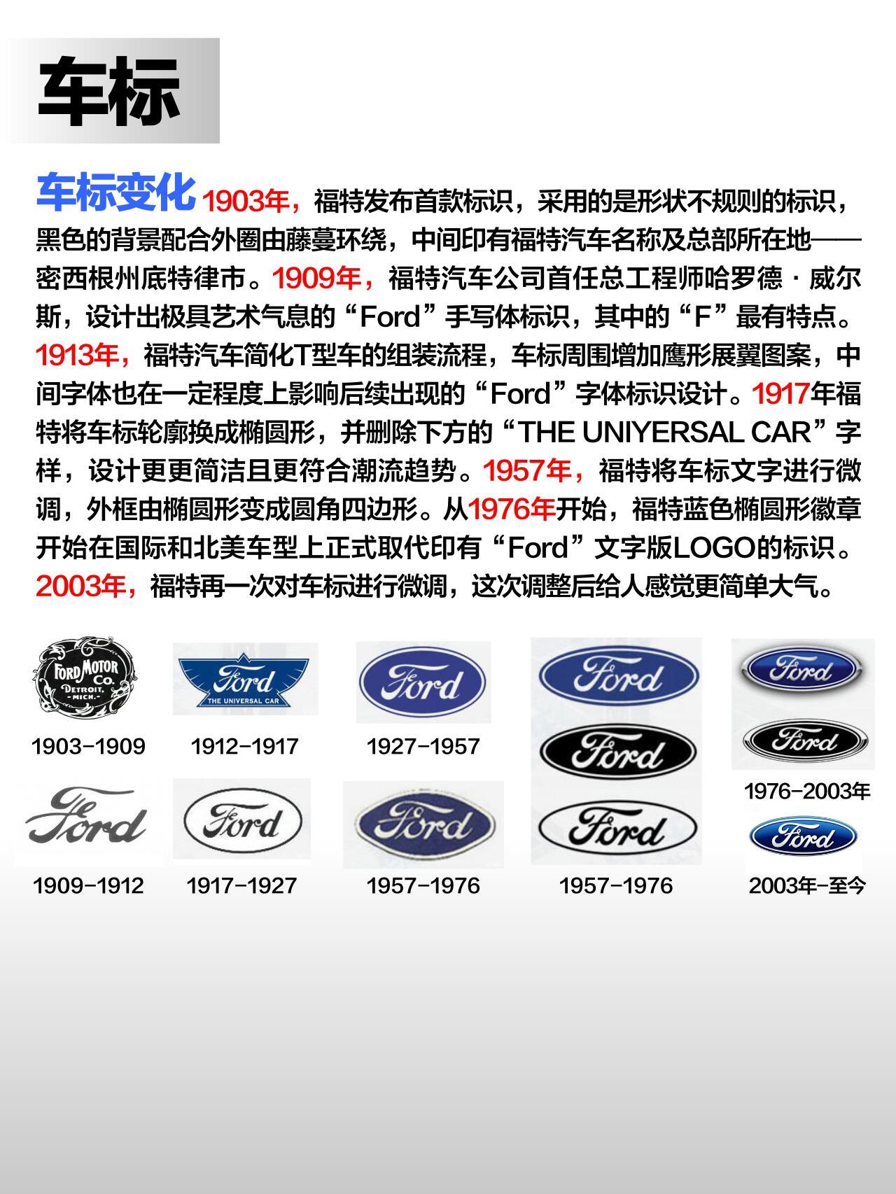 福特汽车品牌背后的故事
