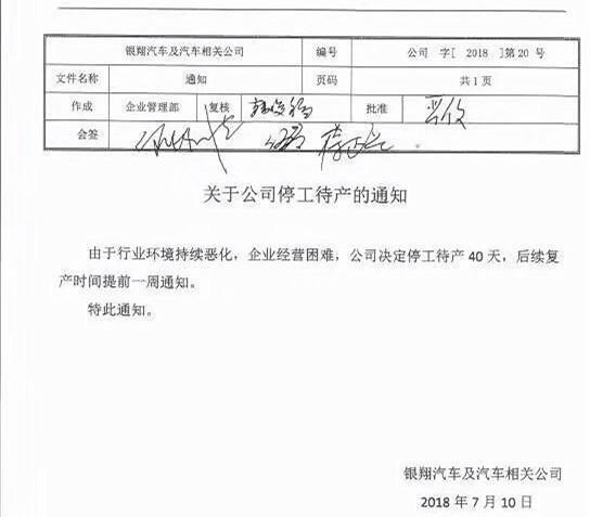 上海某汽车品牌停产公告详解，原因、影响与后续举措